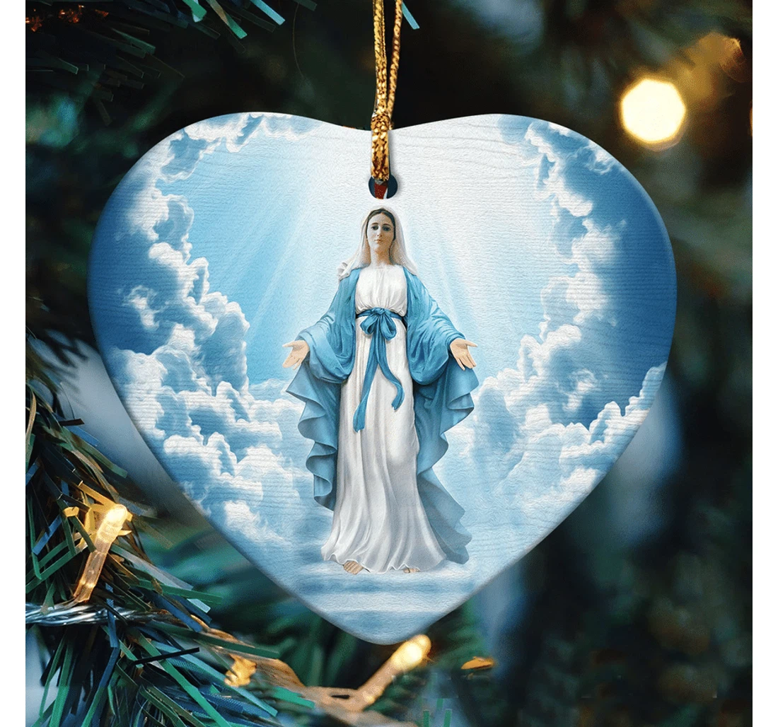 Jesus Marry Christmas Tree Hanging Ornament 06102118.ctn MDF Ornament