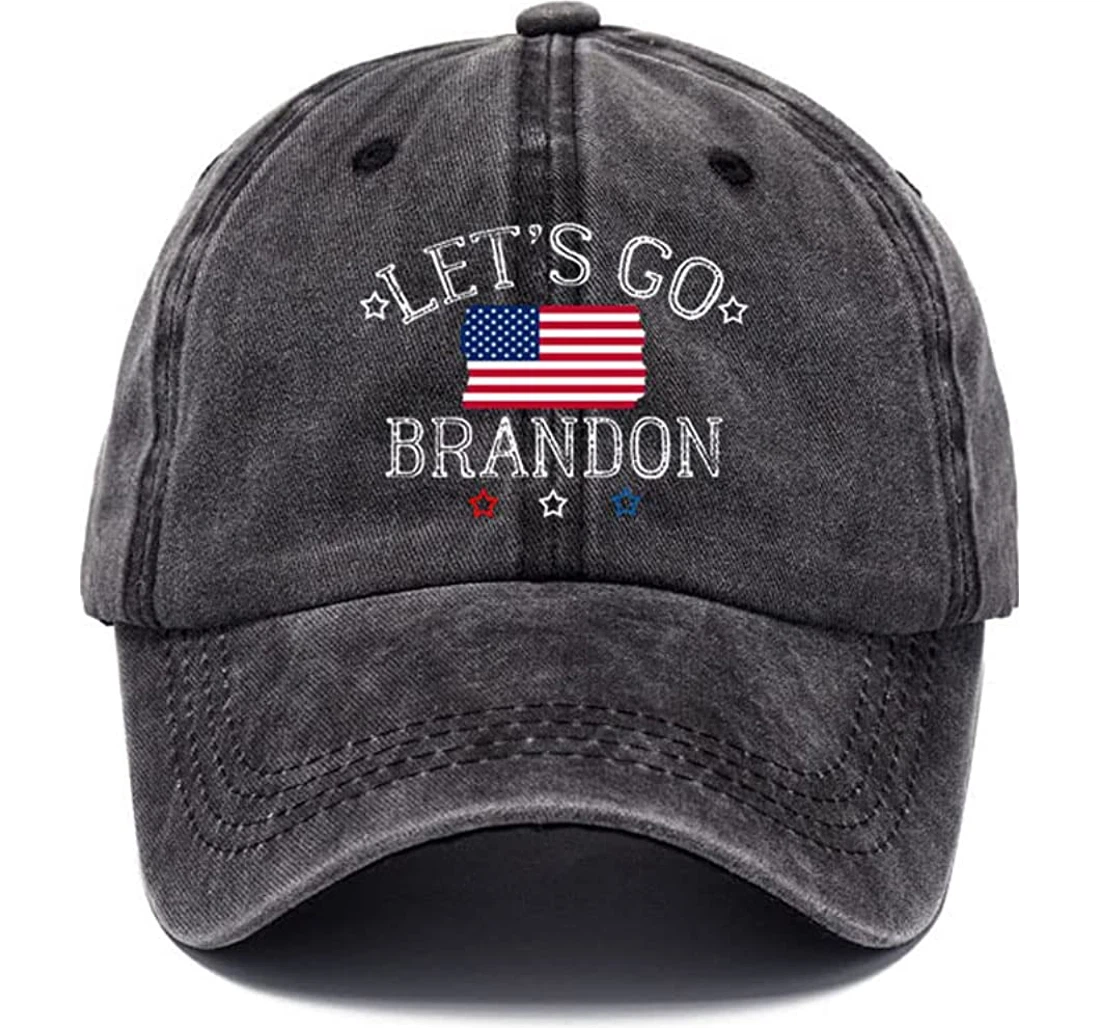  Let’s Go Brandon Baseball Cap Fashion Hat Gift Black 