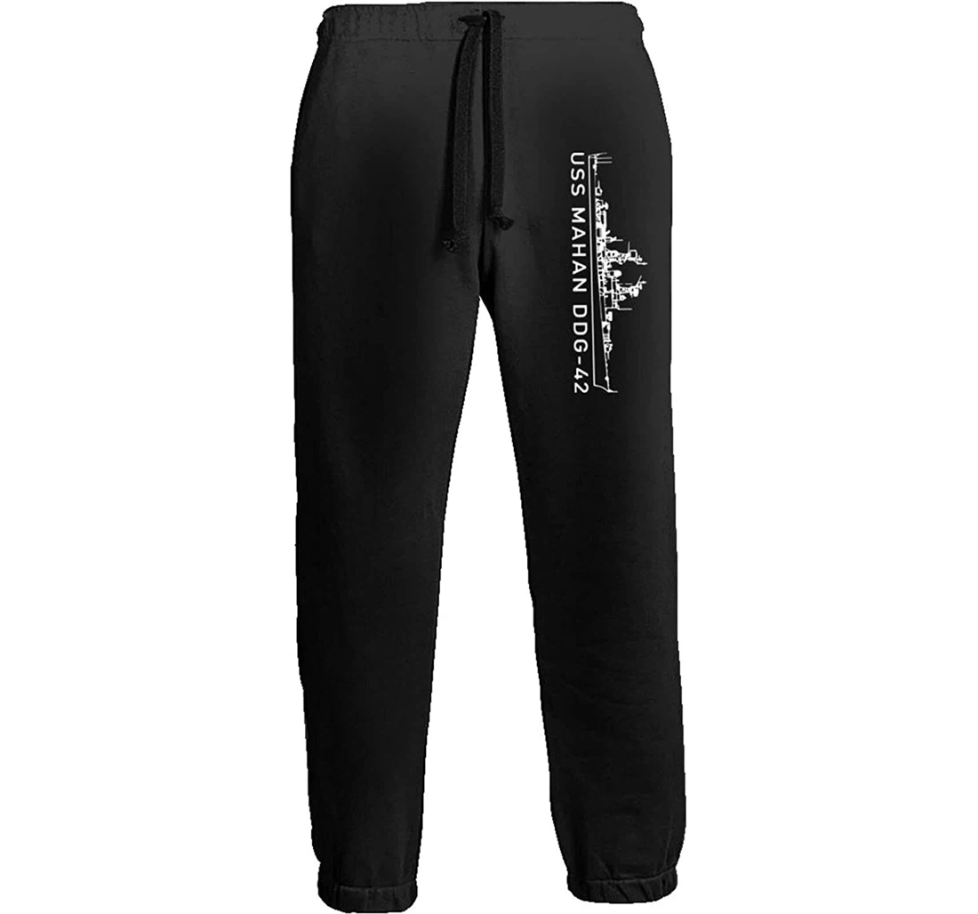 Personalized Uss Mahan Ddg-42 Sweatpants, Joggers Pants With Drawstring For Men, Women