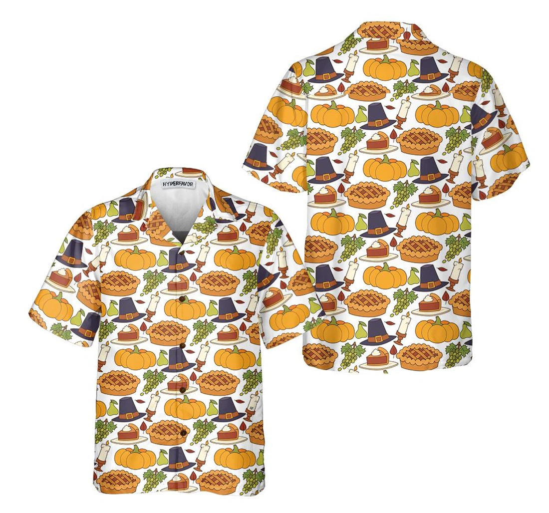 Personalized Thanksgiving Harvest Celebration Thanksgiving Feast Best Gift Thanksgiving Day Hawaiian Shirt, Button Up Aloha Shirt For Men, Women