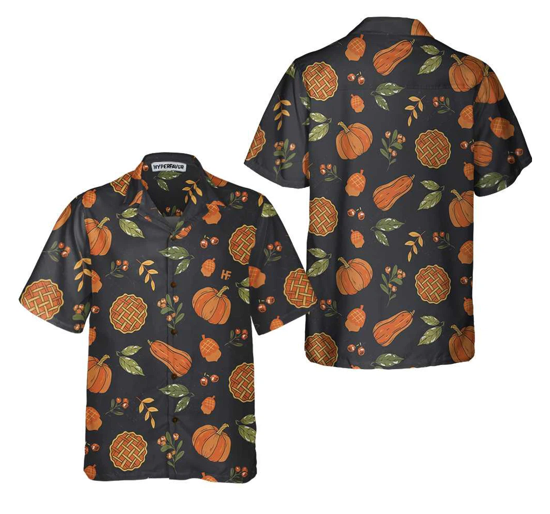 Personalized Thanksgiving Food Funny Thanksgiving Best Gift Thanksgiving Day Hawaiian Shirt, Button Up Aloha Shirt For Men, Women