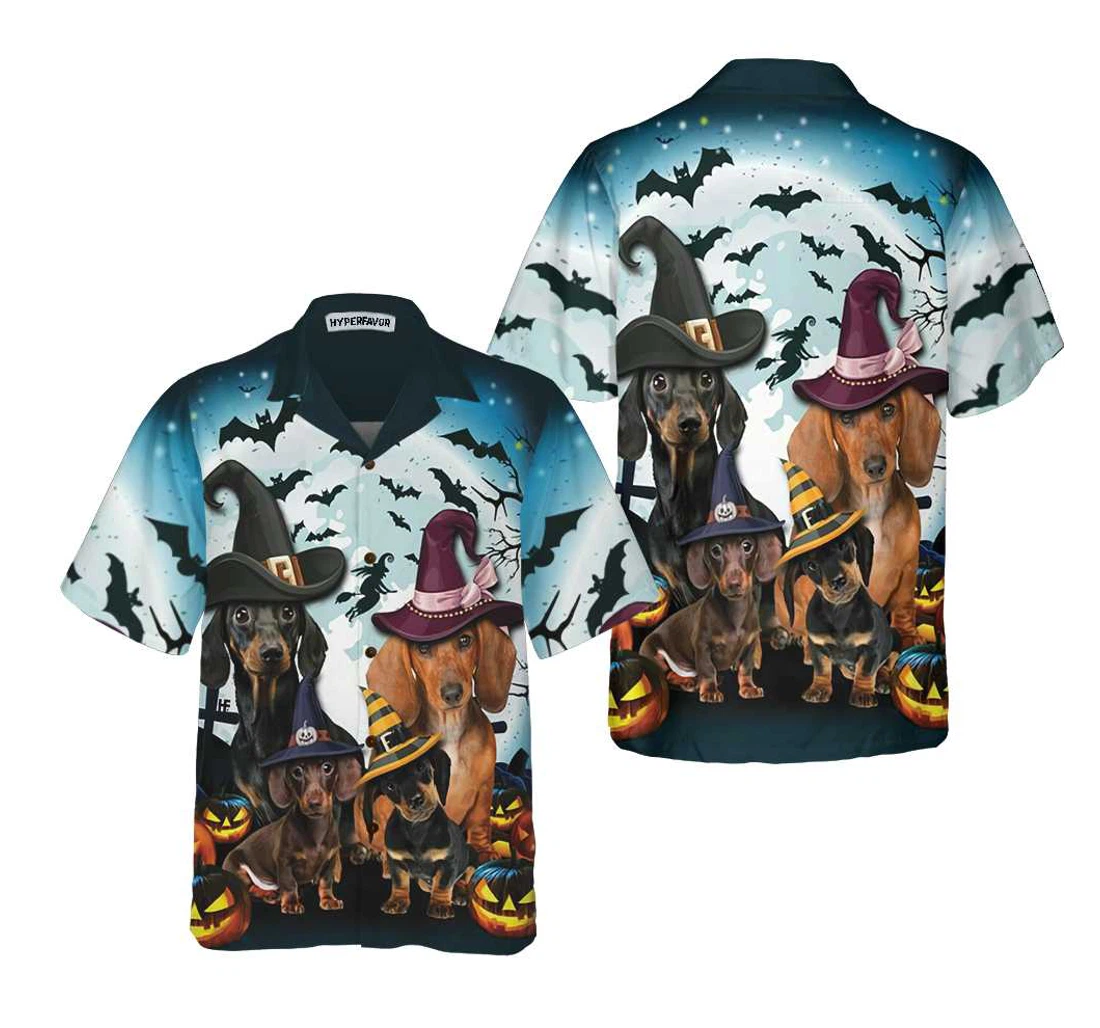 Personalized We Are Ready Go Trick Or Treat Dog Halloween Funny Halloween & Hawaiian Shirt, Button Up Aloha Shirt For Men, Women