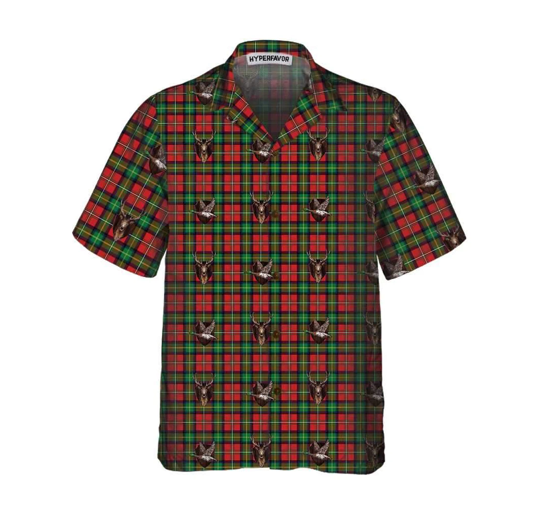 Personalized The Christmas Trophy Plaid Christmas Best Christmas Gift Idea Hawaiian Shirt, Button Up Aloha Shirt For Men, Women