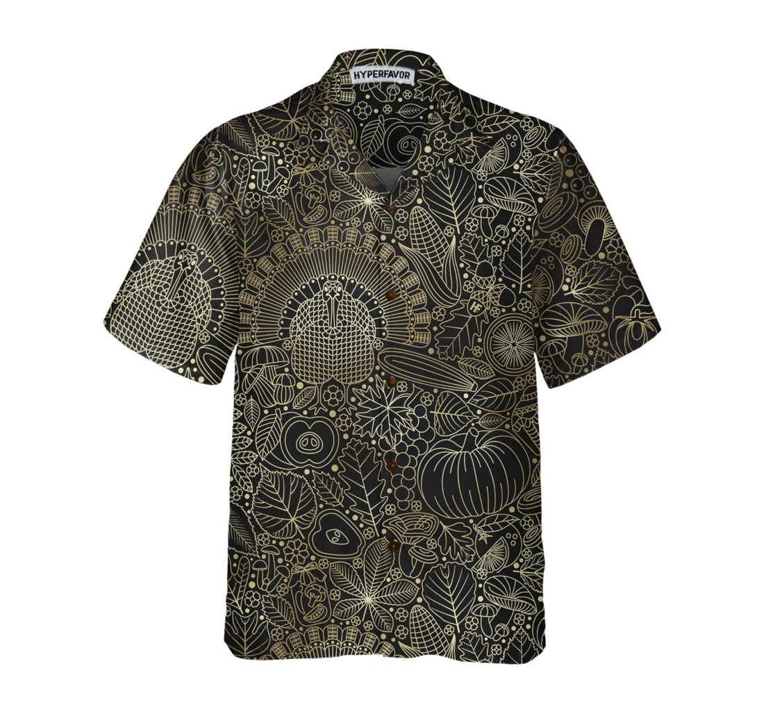 Personalized A Luxury Thanksgiving Day Stylish Thanksgiving And Hawaiian Shirt, Button Up Aloha Shirt For Men, Women