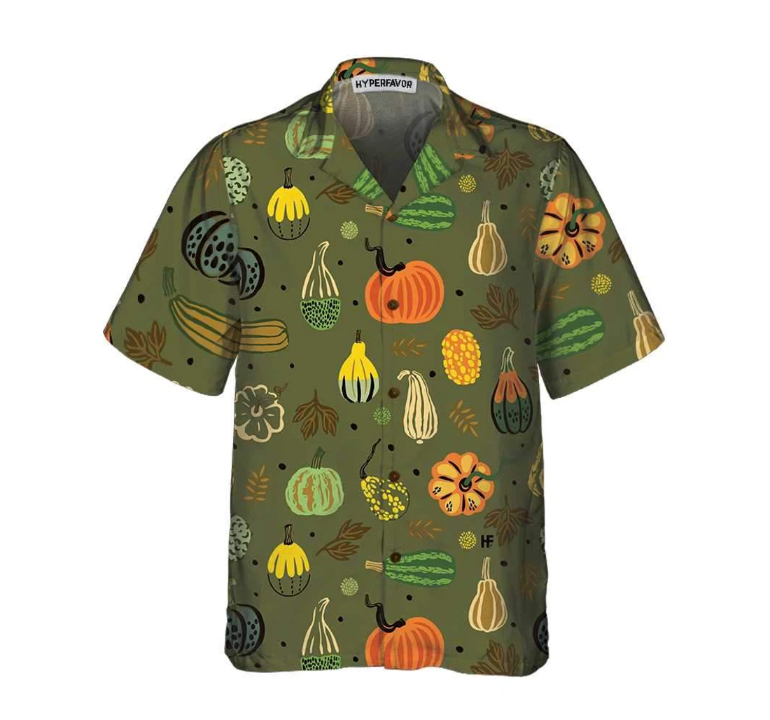 Personalized Harvest Wishes Funny Thankgiving Gift Thanksgiving Day Hawaiian Shirt, Button Up Aloha Shirt For Men, Women