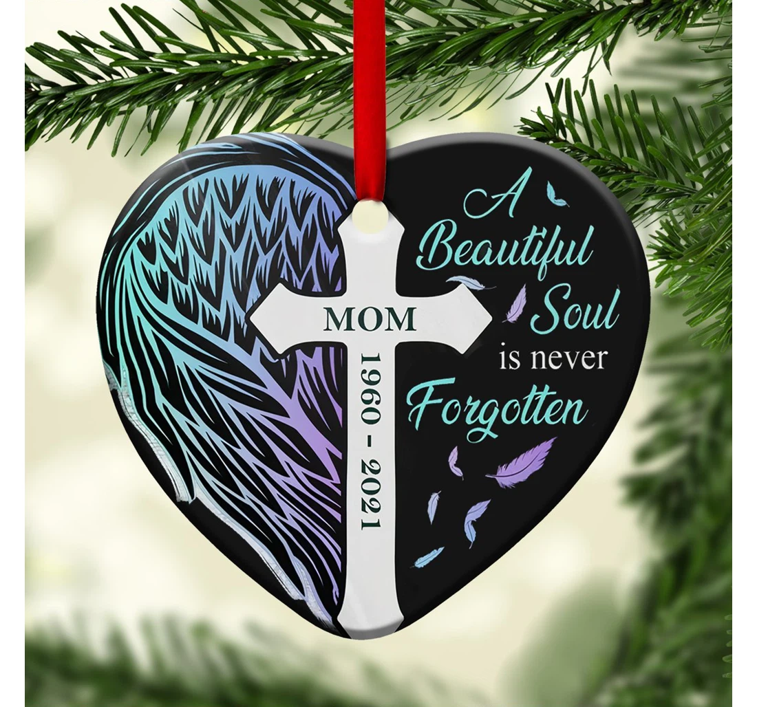 Memorial Family Faith Adaa2009002z Heart Ornament MDF Ornament