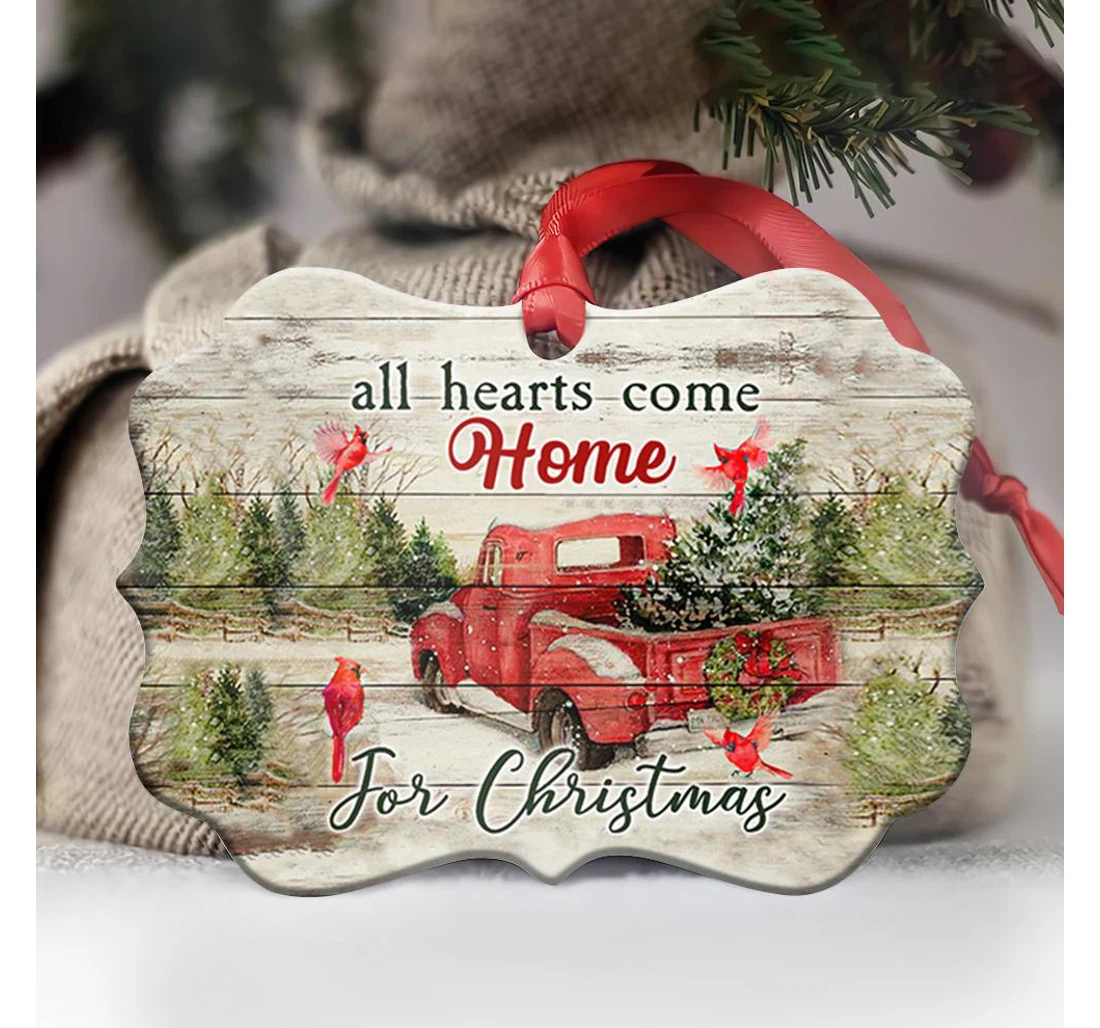 Cardinal All Hearts Come Home For Christmas Dngb2110009z Ornament MDF Ornament