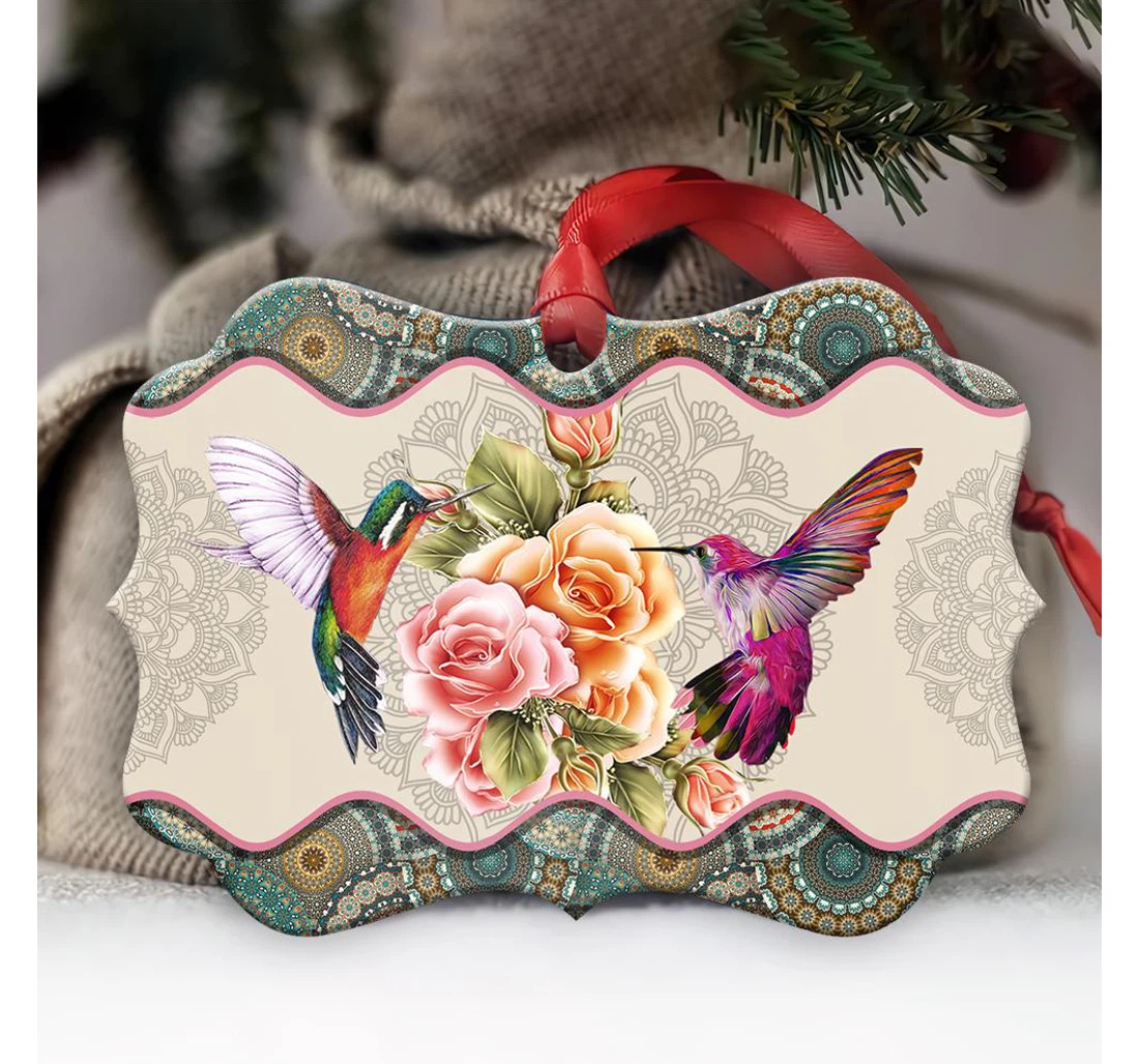 Hummingbird Mandala Bgrz2710026z Ornament MDF Ornament
