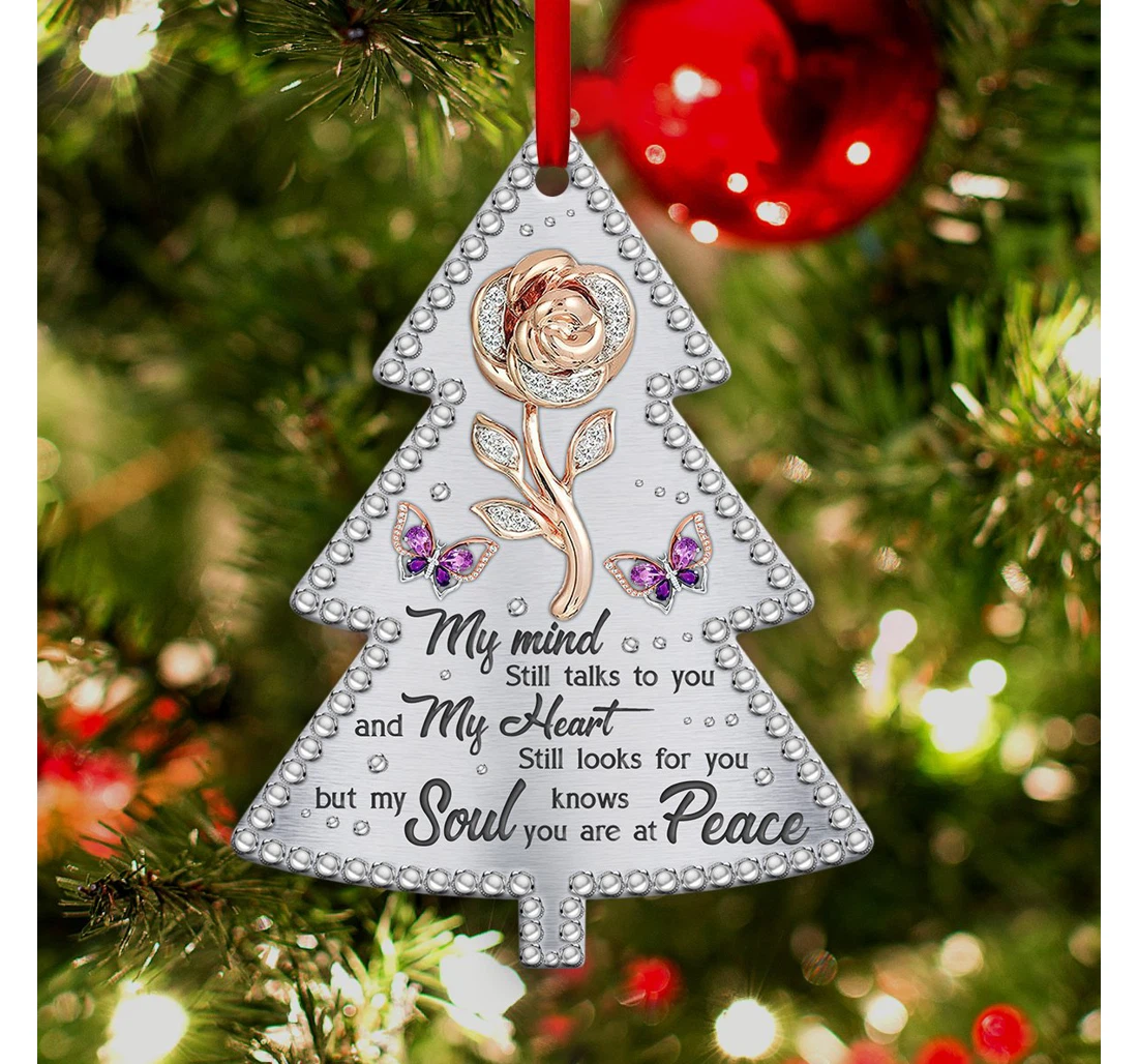 Butterfly Memorial Hhqz0710001z Tree Shaped Ornament MDF Ornament