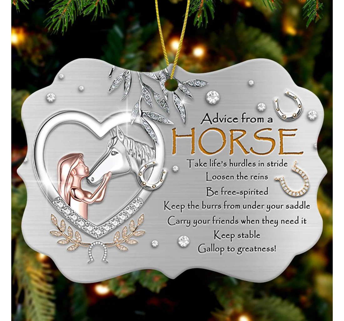 Horse Advice Jewelry Style Harz2010001z Ornament MDF Ornament