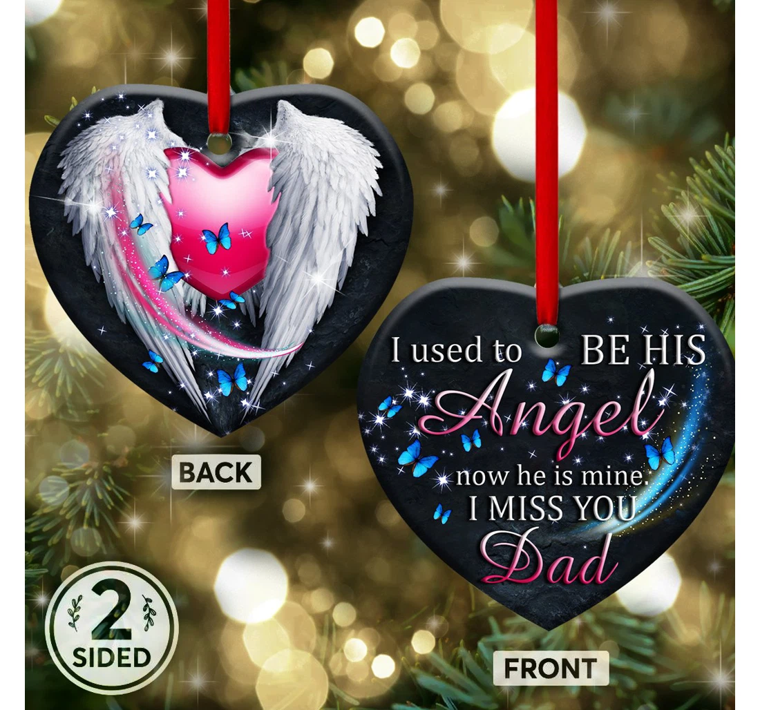 Father Memory Acaa0710003z Heart Ornament MDF Ornament