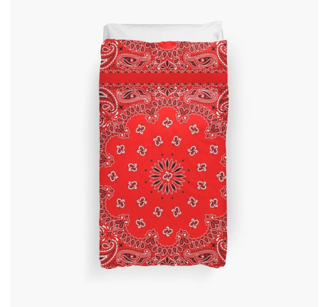 Bedding Set - Bandana Personalized Customized Beddingsets Bedset Included 1 Ultra Soft Duvet Cover or Quilt and 2 Lightweight Breathe Pillowcases