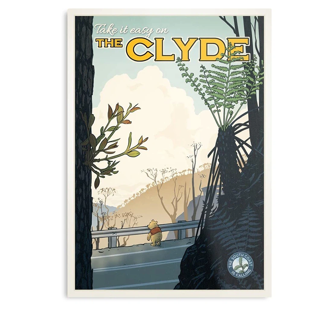 Poster, Canvas - Nsw Clyde Mountain Pope Is Calling David Coast The South The Print Framed Wall Art