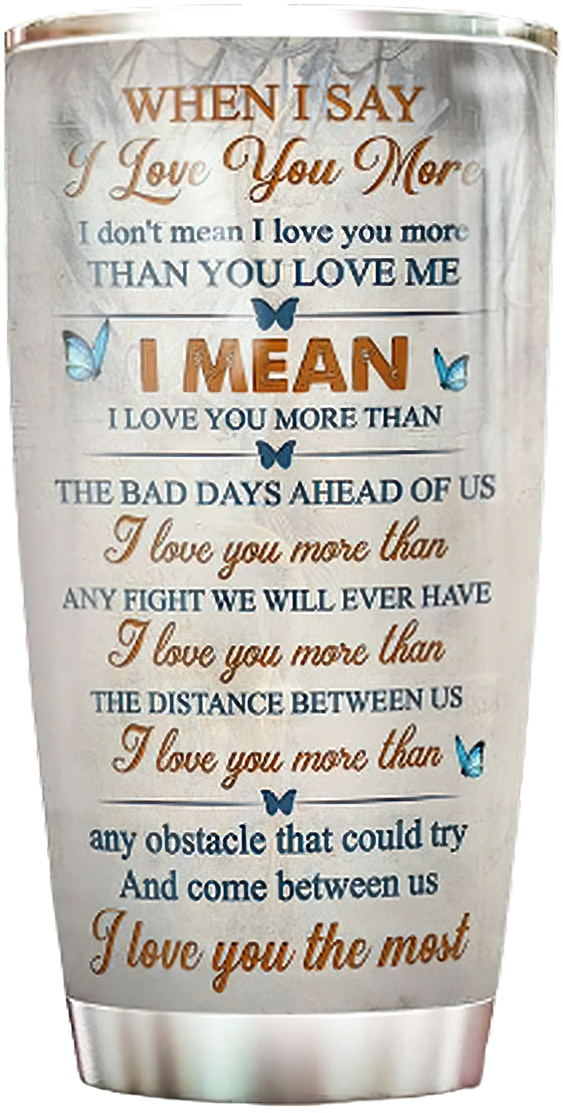 Personalized Deer Couple Tumblers 20oz, 30oz With Lid -   Travel Coffee Mug