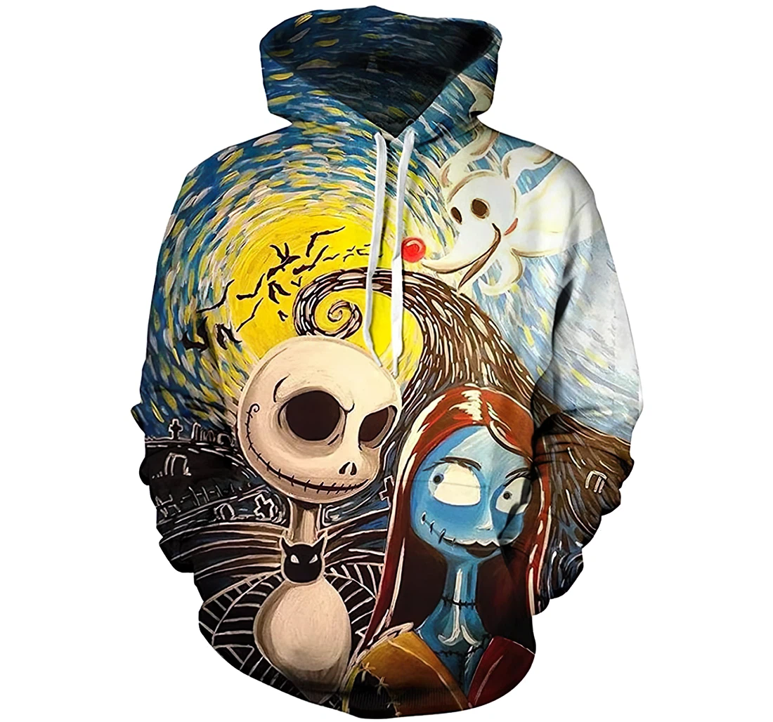 The Nightmare Before Christmas Adult Casual - 3D Printed Hoodie, Sweatshirt