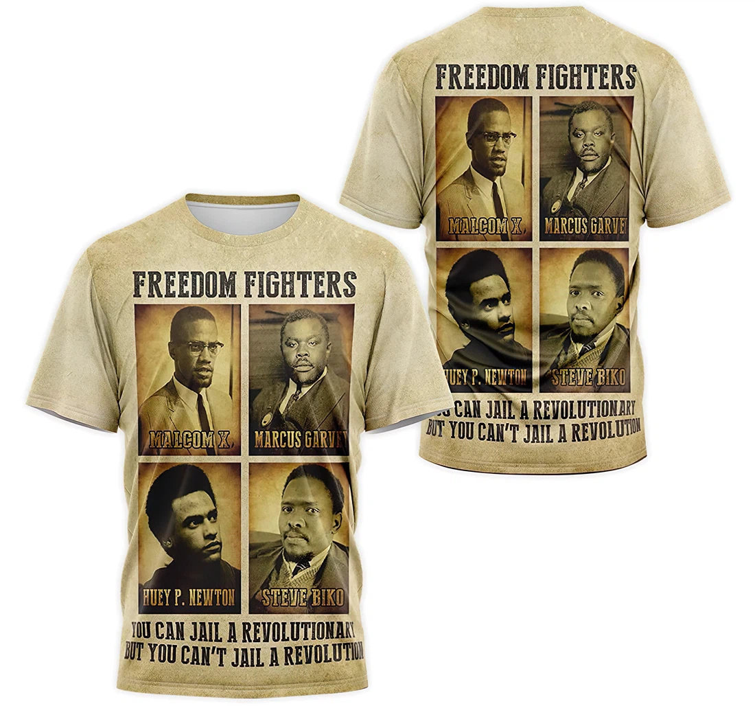 T-Shirt, Hoodie - Freedom Fighters You Can Jail A Revolutionary But You Can't Jail A Revolution 3D Printed