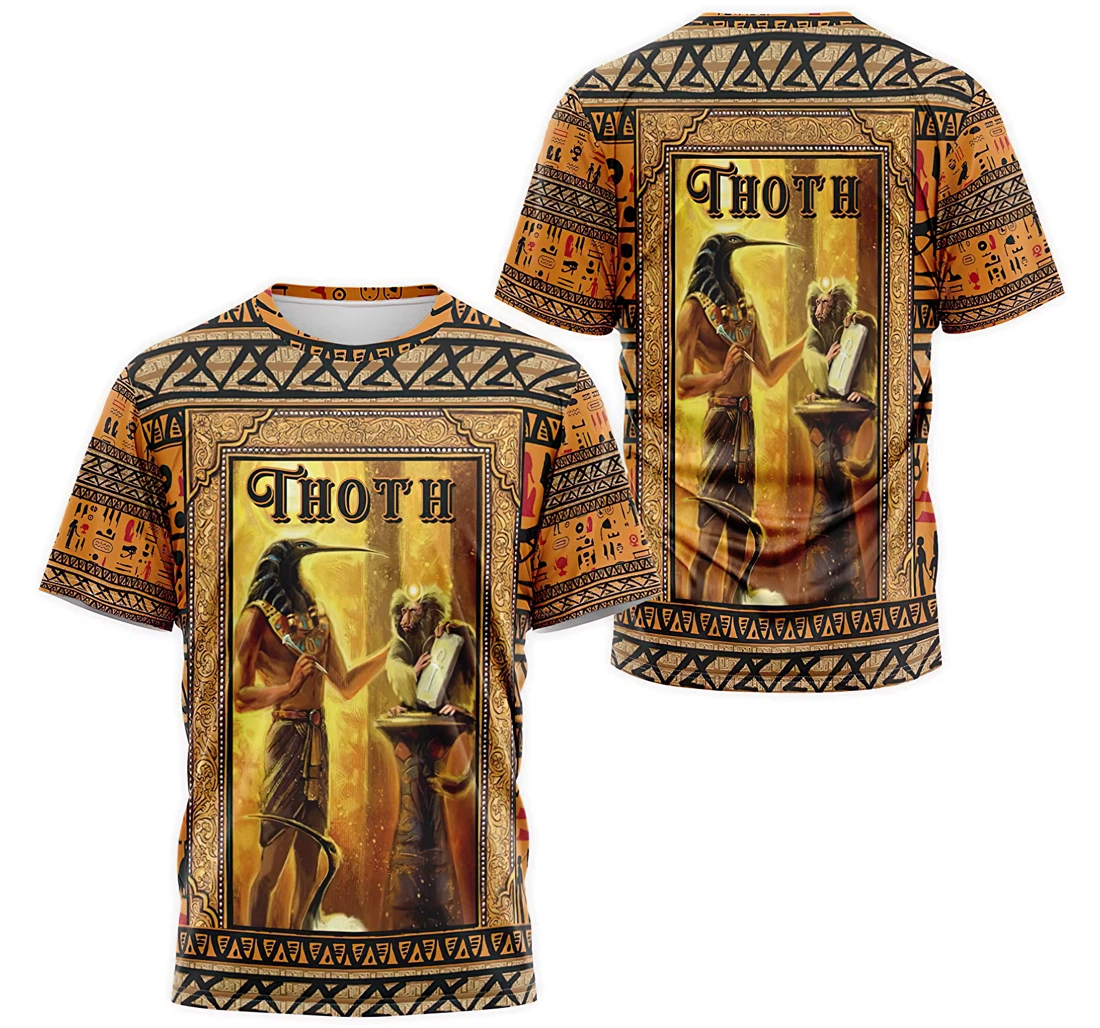 T-Shirt, Hoodie - God Egyptian Thoth 3D Printed