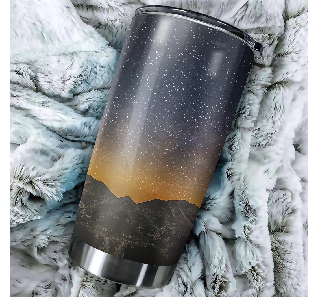 Tumbleric Camping I Hate People Bulk Double Wall Vacuum Slim Water Cup Reusable Metal Tumbler 20 - 30oz With Lid, Travel Coffee