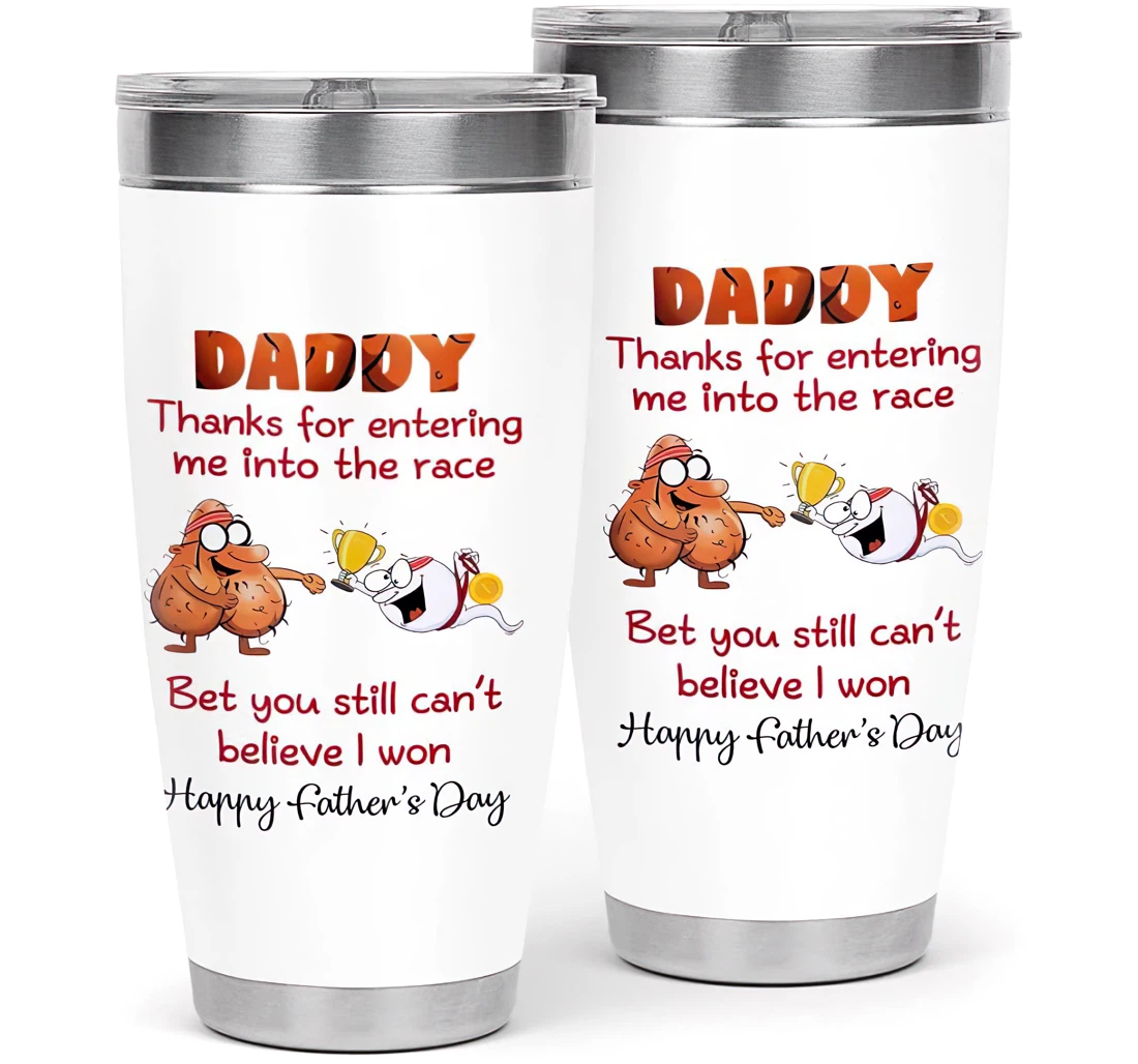 Thanks Entering Me Into The Race From Swimming Champion Funny Gift Your Dad Amazing Dad Papa To Be Father's Day Gift Customized