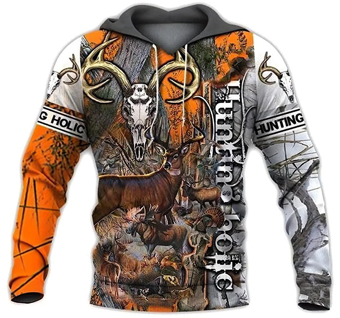 Hunting Camo Outfitter And Lightweight Premium Sportwear Up - 3D Printed Hoodie, Sweatshirt