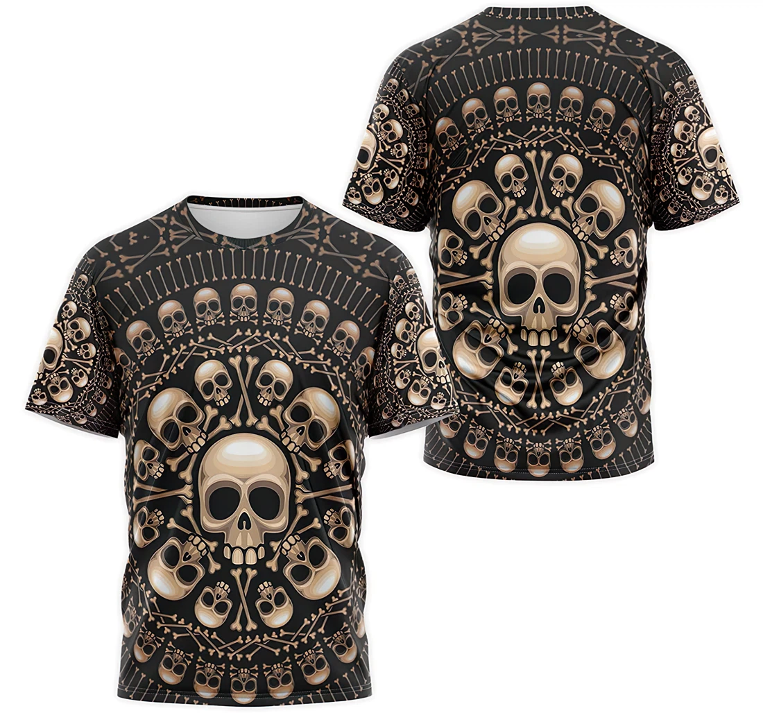 T-Shirt, Hoodie - Skull Bones Pattern 3D Printed