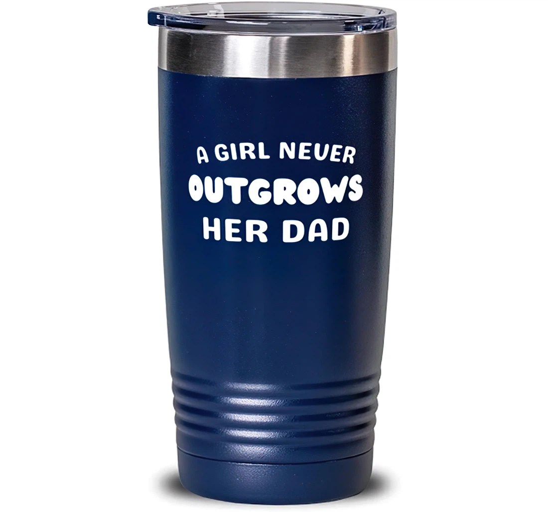 Nice Dad Blue Dad Jokes Are How Eye Roll Nice Father's Day Dad From Son Daughter Stanless Steel Tumbler 20oz