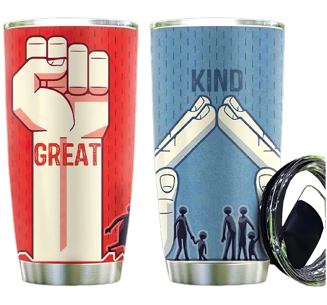 Great Kind Kd2 Custom Name Cup Drinking Coffee Tumbler 20-30oz With Lid, Travel Coffee Mug