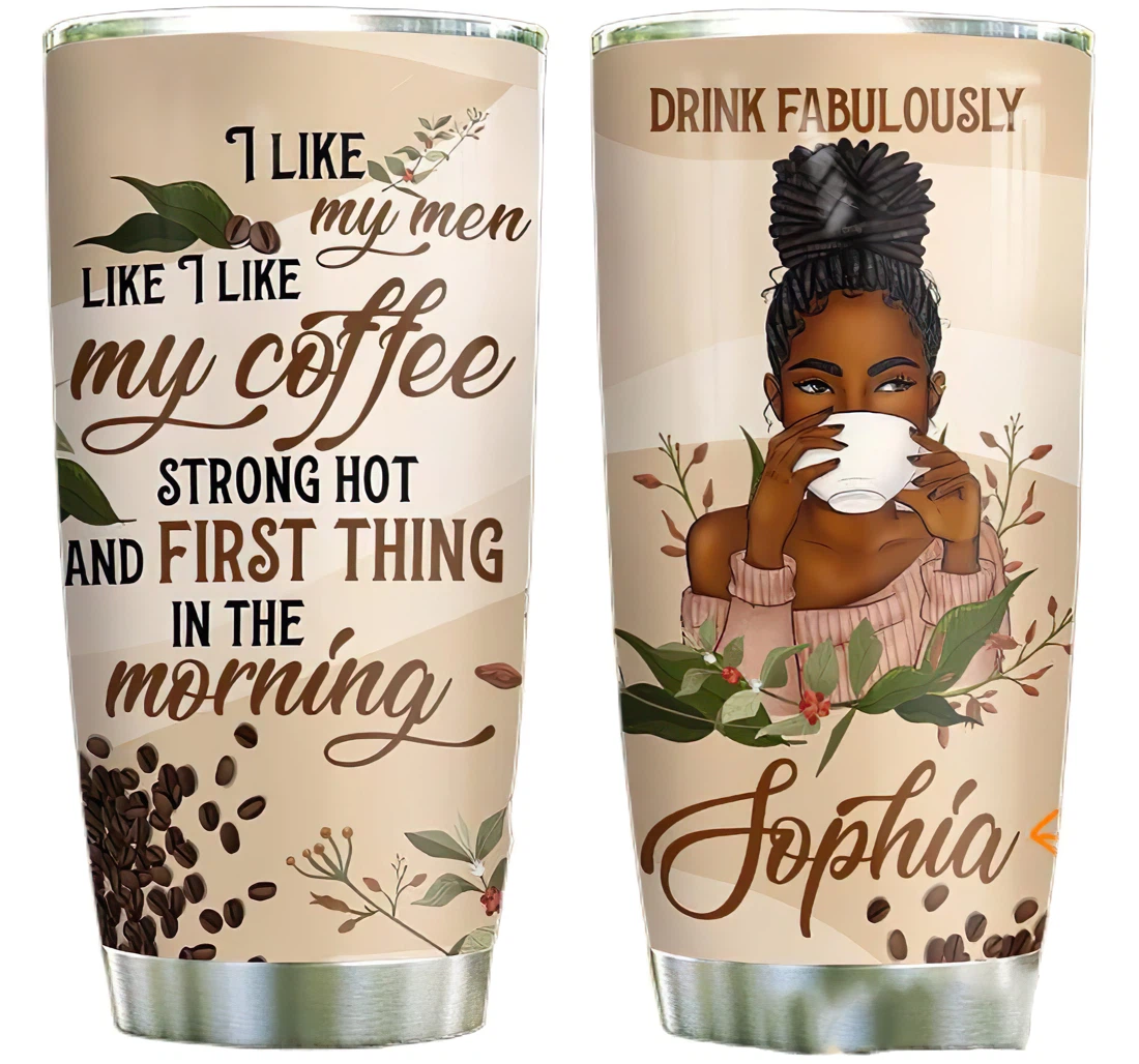 Queen Coffee Personalized Custom Name Cup Drinking Coffee Tumbler 20-30oz With Lid, Travel Mug