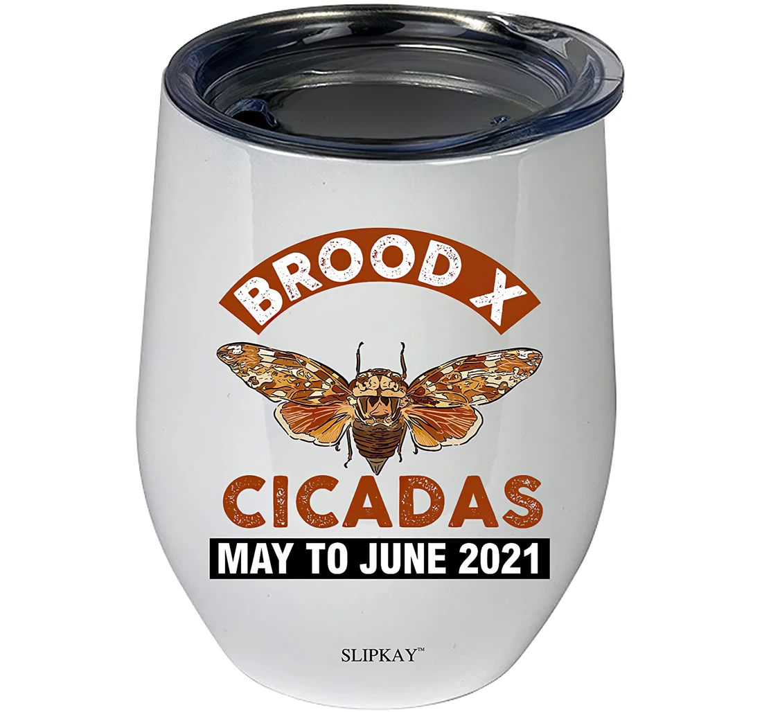 Cicada Brood X Cicadas May To June 2021 12oz Tumbler 12 oz