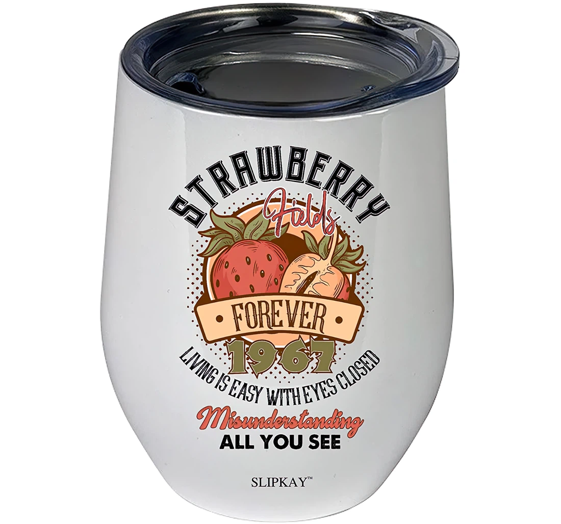 Strawberry Fields Forever 12oz Tumbler 12 oz