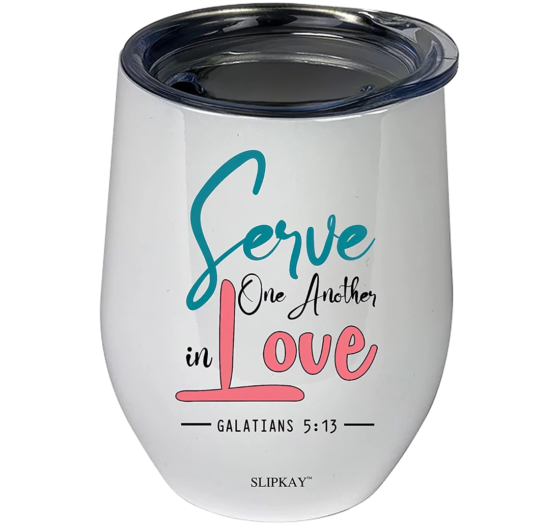 Serve One Another In Love Tumbler 12 oz