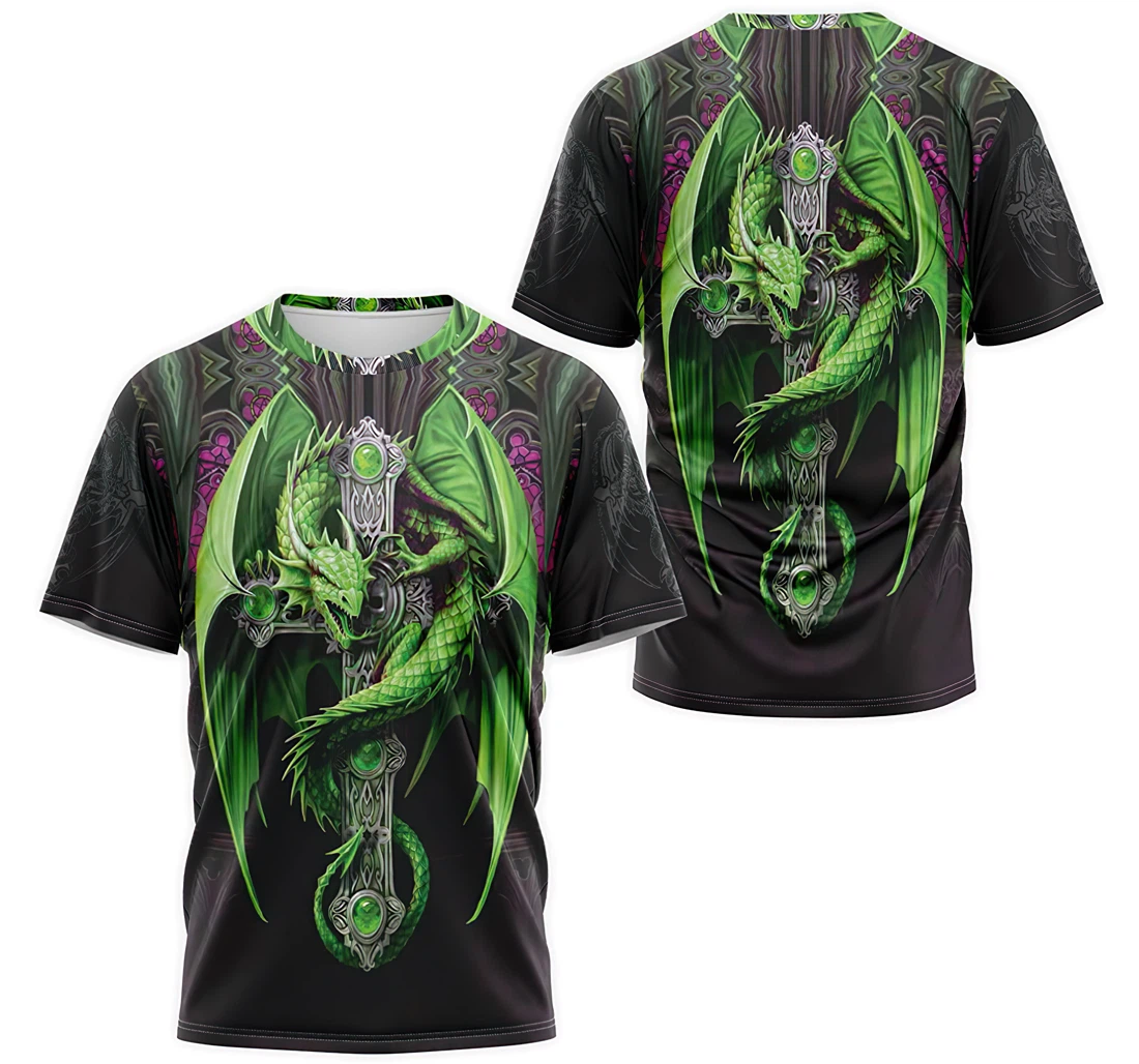 T-Shirt, Hoodie - Supernatural Green Dragon Sword Costume 3D Printed