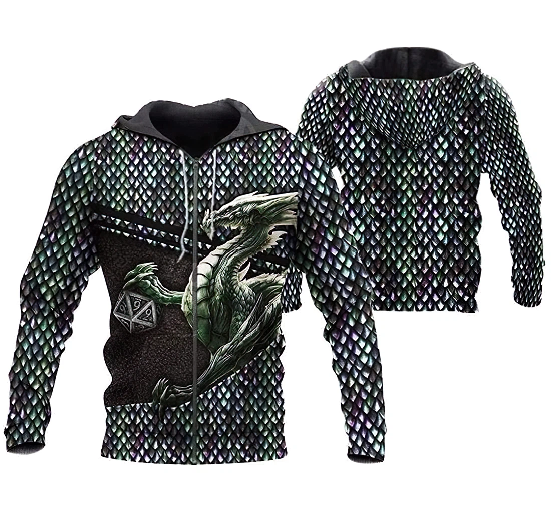Tattoo And Dungeon Dragon Beast Hoodiedesign Native Wolf American Fleece Up - 3D Printed Hoodie, Sweatshirt