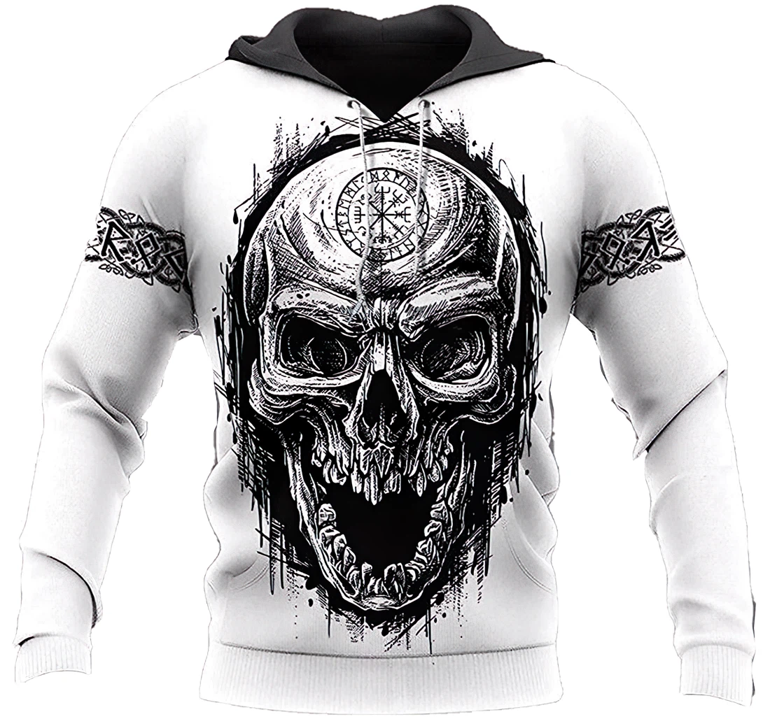 Viking Axe Tree Of Life Fashion Autumn Casual Viking Lightweight Up - 3D Printed Hoodie, Sweatshirt