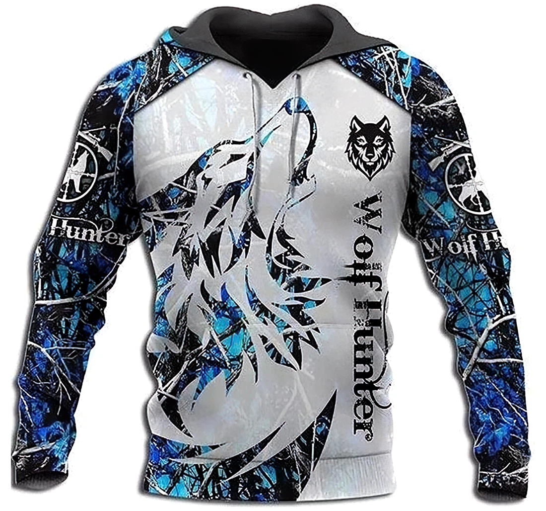 Wolf And Raven Wolf Warrior With American Wolf Lightweight Up - 3D Printed Hoodie, Sweatshirt