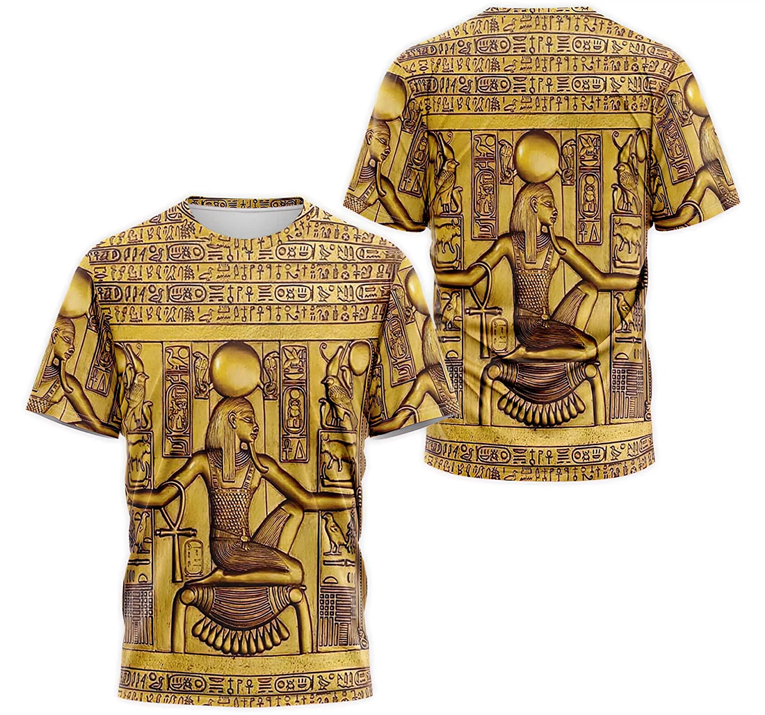 T-Shirt, Hoodie - Gold Ancient Egypt Pharaoh 3D Printed