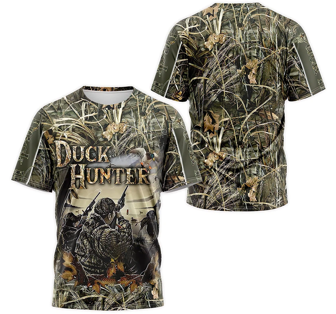 T-Shirt, Hoodie - Mallard Duck Hunter Tree Camo 3D Printed