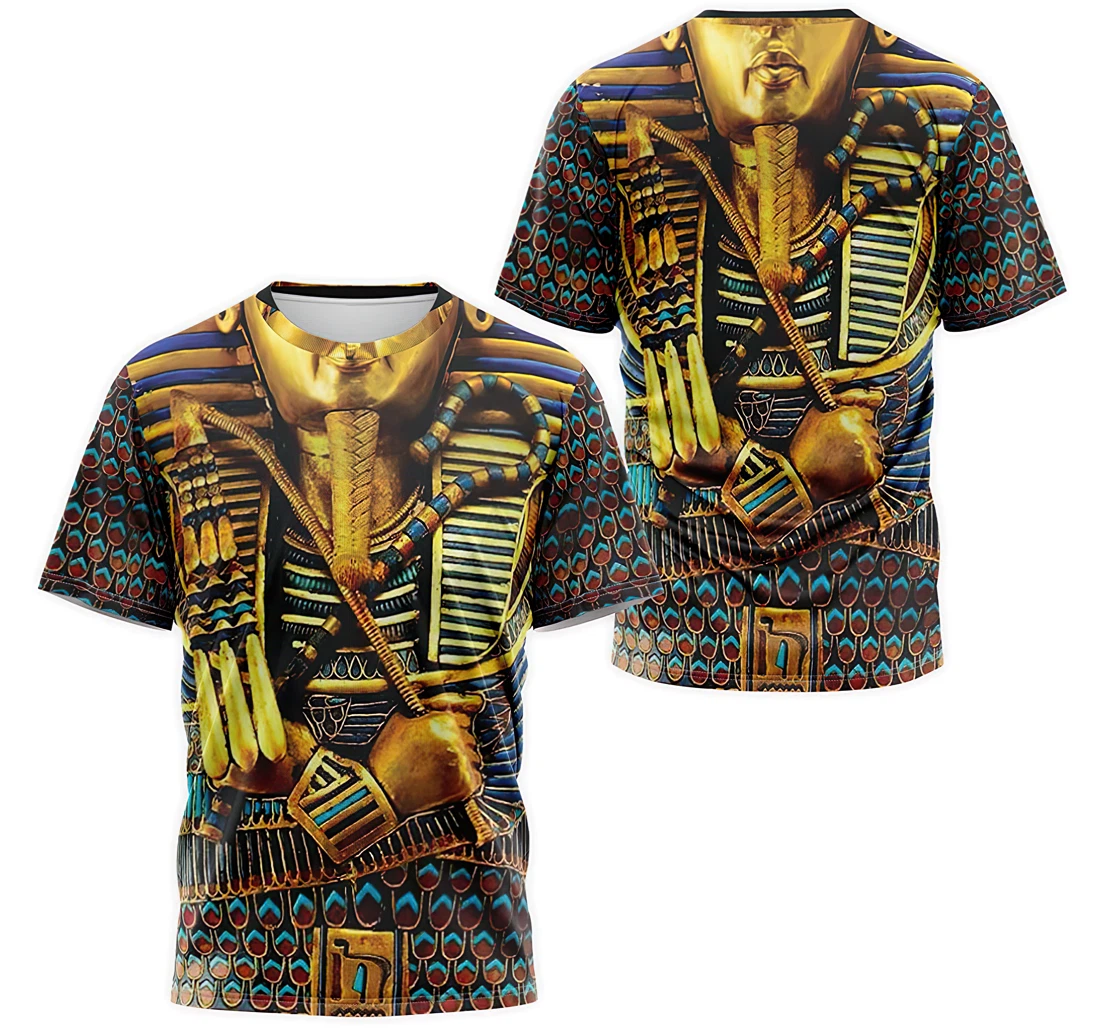 T-Shirt, Hoodie - Tutankhamun Pharaoh's Golden Mask Ancient Egypt God 2 3D Printed