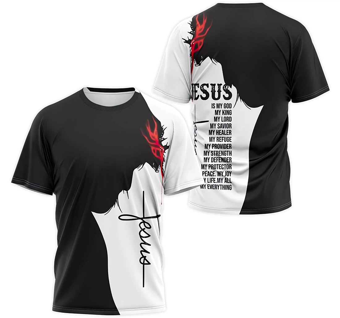 T-Shirt, Hoodie - Christ Jesus Is My God My King My Lord My Peace My Joy My Life My All Everything 3D Printed
