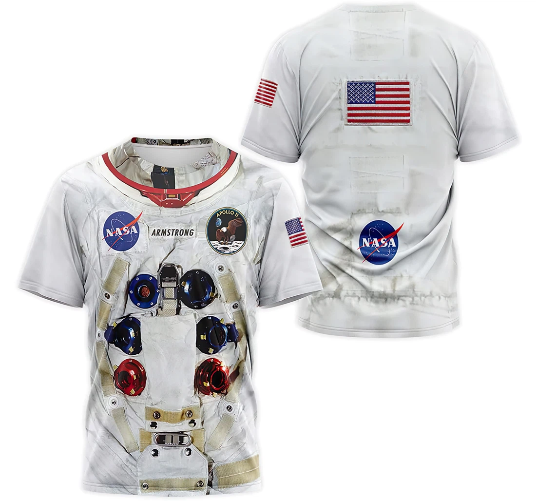 T-Shirt, Hoodie - Astronaut Space Suit Apollo Costume 3D Printed