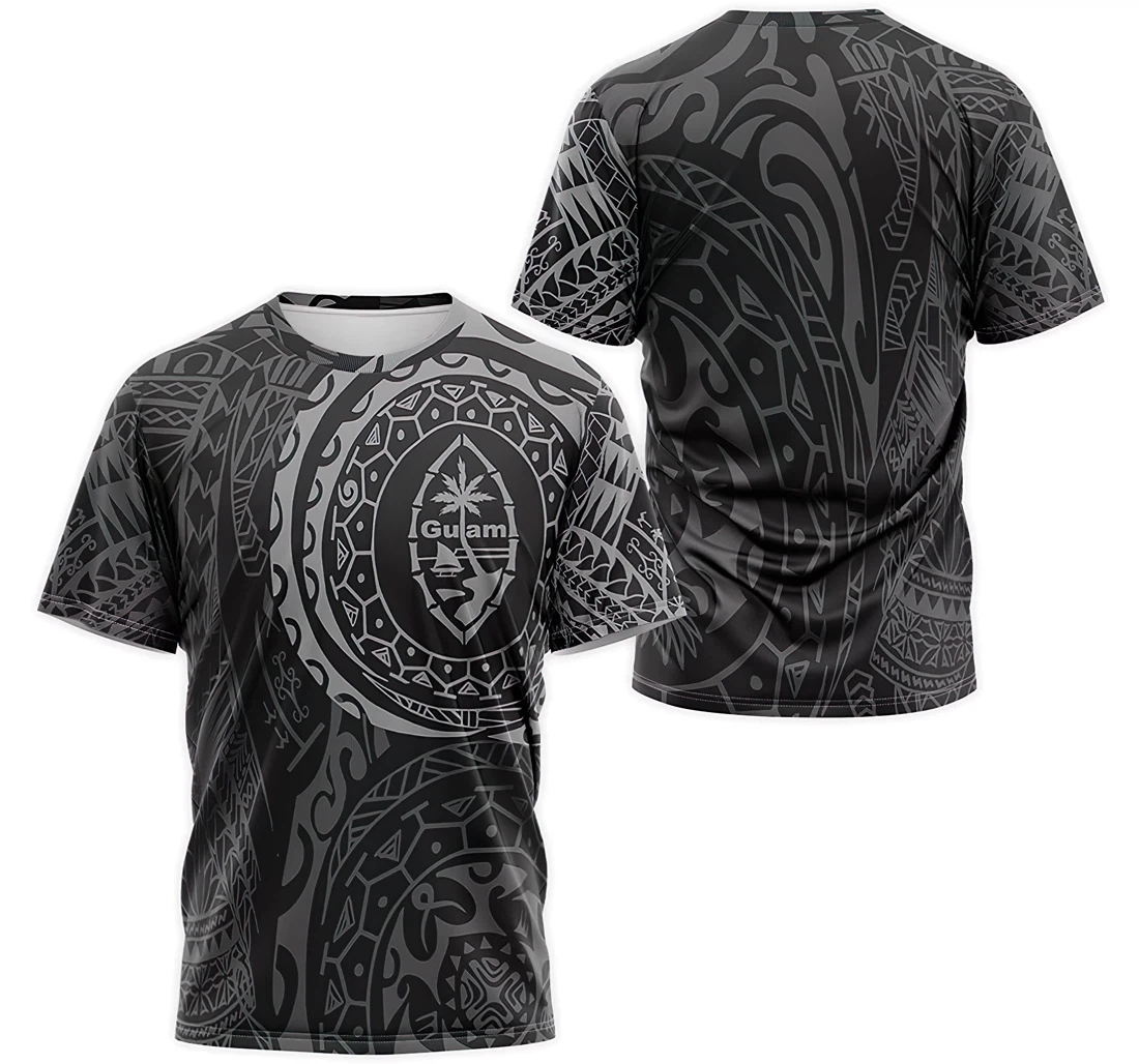 T-Shirt, Hoodie - Guam Pattern Tribal Tattoo 3D Printed