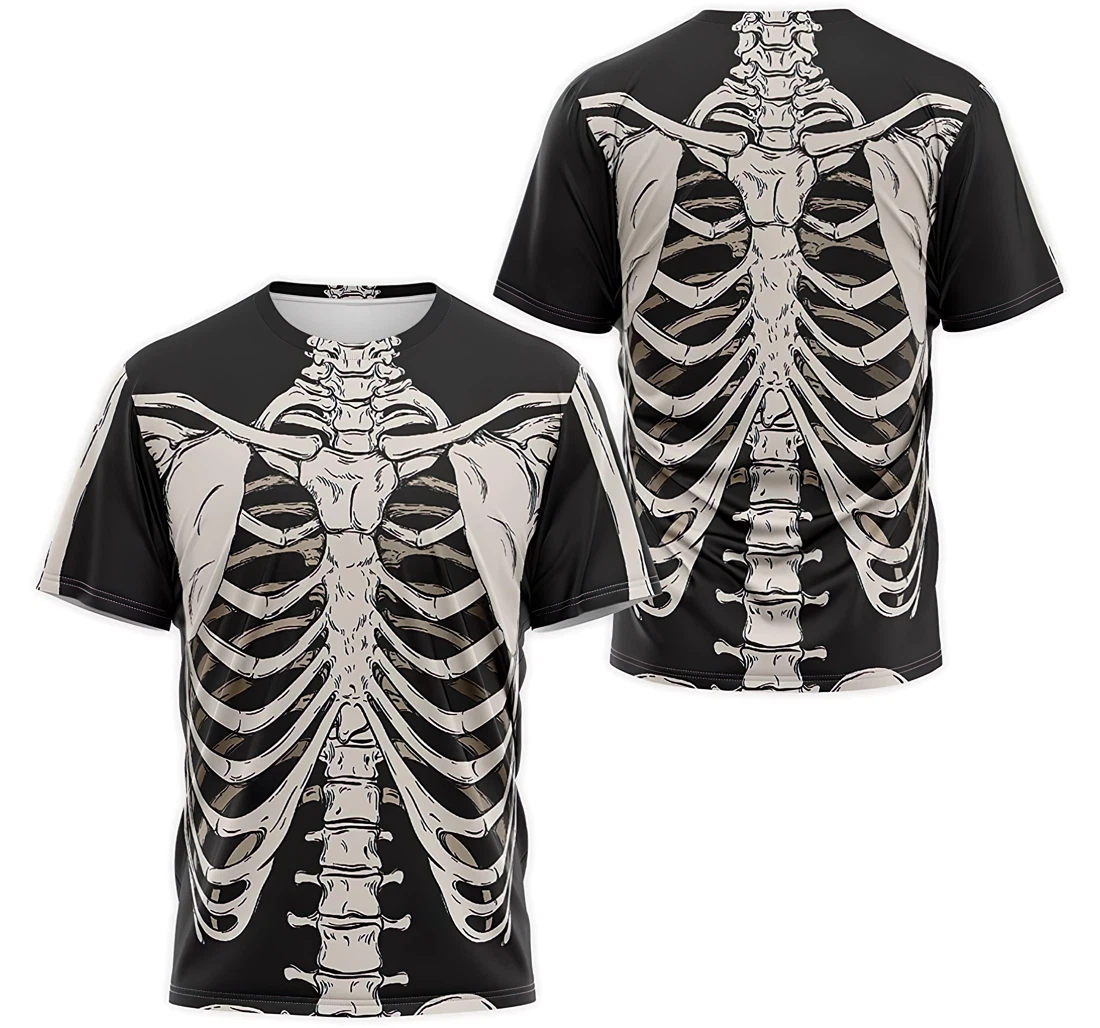 T-Shirt, Hoodie - Skull Bones Skeleton 3D Printed