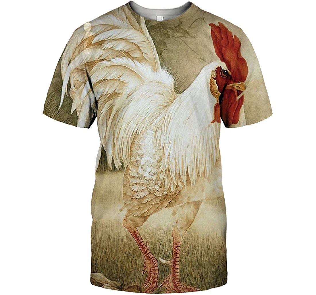 Rooster Us3 Shirts Rooster Lover Gift - 3D Printed T-shirt