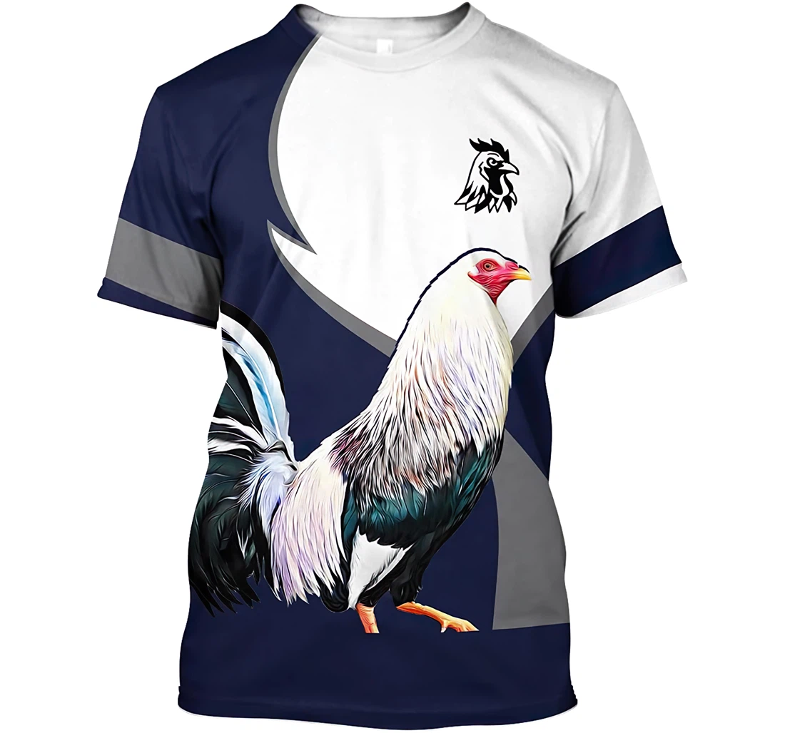 Rooster Shirts Rooster Lover Gift - 3D Printed T-shirt