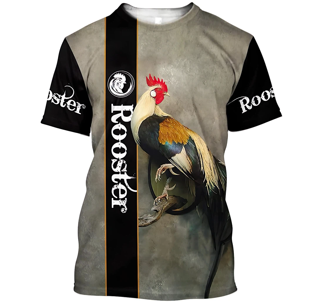 Rooster Us5 Shirts Rooster Lover Gift - 3D Printed T-shirt