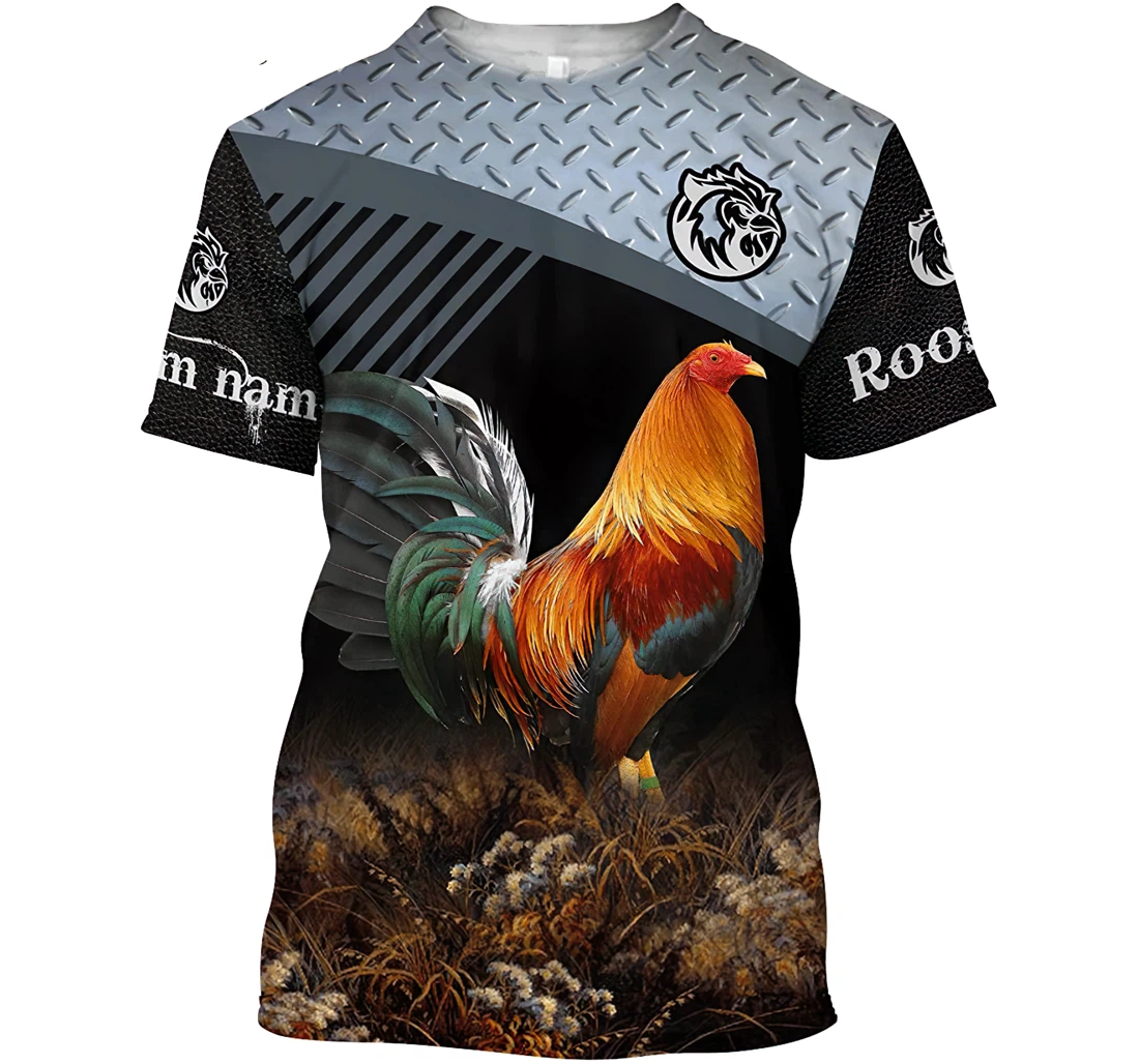 Personalized Rooster Us3 Shirts Rooster Lover Gift - 3D Printed T-shirt