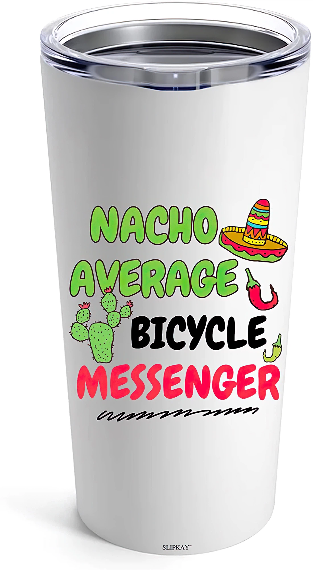 Nacho Average Bicycle Messenger Tumbler 20oz