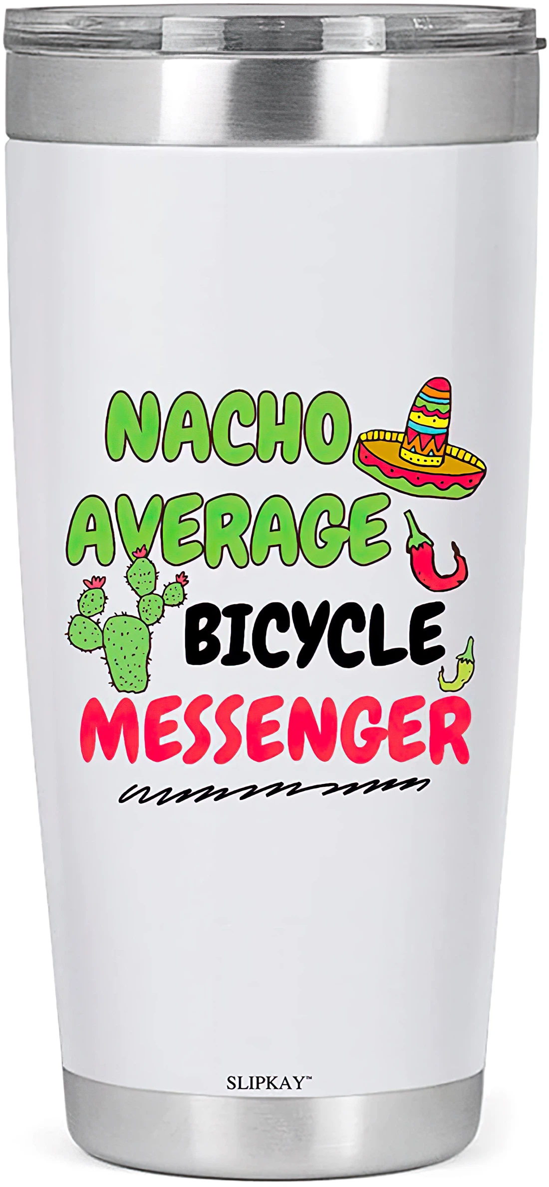 Nacho Average Bicycle Messenger Tumbler 20oz, 30oz