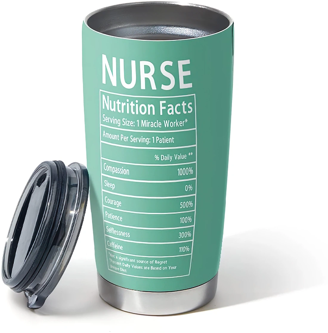 Personalized Tumblers - Nurse Fact Tumbler 20oz, 30oz With Lid Cup Travel Coffee Mug