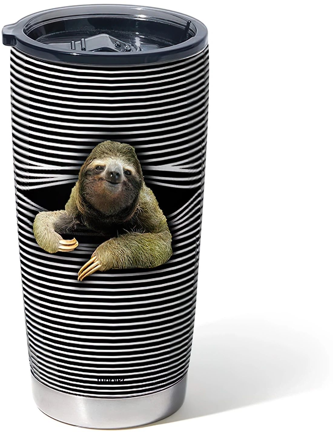 Personalized Tumblers - Sloth Tumbler 20oz, 30oz With Lid Cup Travel Coffee Mug